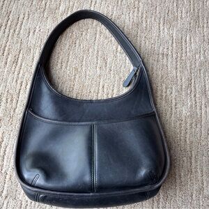 Black Leather   Coach vintage bag